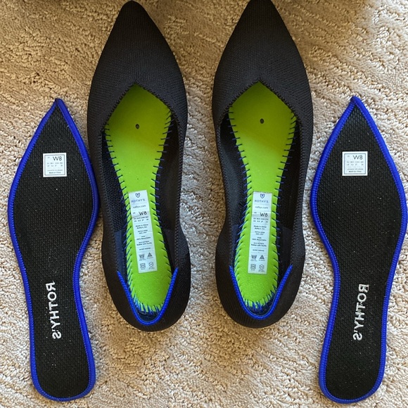 EUC Rothy’s Point Blk Sz 8 - Picture 3 of 4